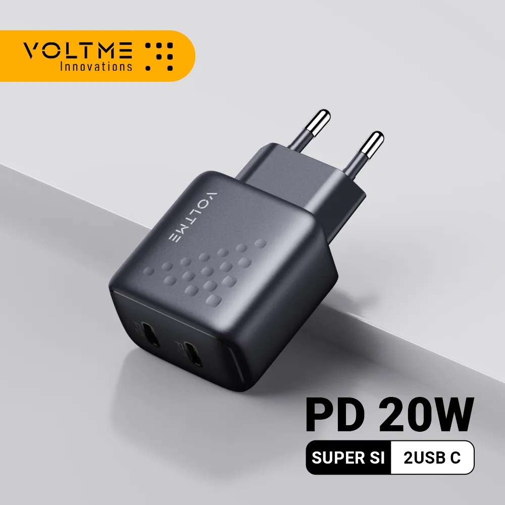[R$1,62 Moedas/ App] Voltme Carregador 20w Usb C Carregamento  Rpida